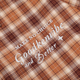 Men Long Sleeved T Shirt Plaid Long Sleeve Shirt Men Street Fashion Versatile Spring and Autumn Casual Loose Lapels