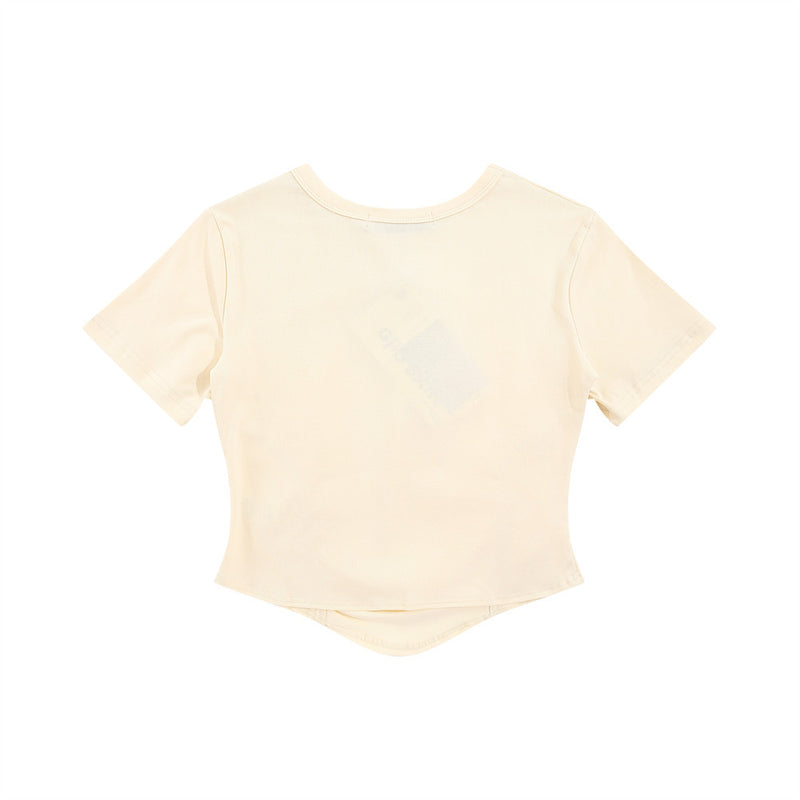 Women T-shirt Short-Sleeved T-shirt Girls Summer Casual O-neck Short