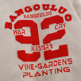 Men Cotton Padded Jacket Coat Embroidered Quilted Baseball Uniform Jacket Men's Autumn and Winter Loose Casual Cotton-Padded Jacket