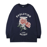 Men Long Sleeve Shirt Autumn and Winter round Neck Long Sleeve T-shirt Men and Women Loose All-Match Casual