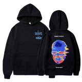 Skeleton Thermal Imaging Graphic Print Hoodie Men's