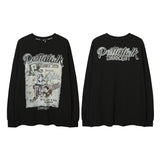 Men Long Sleeve Shirt Long Sleeve T-shirt Men's and Women's Ins Fashion Brand Loose Couple Sweater