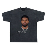 Kendrick Lamar T Shirts Vintage Washed Old Loose Short Sleeves