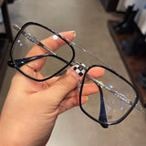 CHH Chrome Hearts Glasses Simple Retro Pure Titanium Ultra Light Myopia Glasses Frame