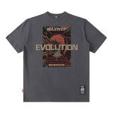 Men T Shirt Couple Short Sleeve Hip Hop Spring and Summer Loose