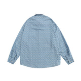 Men Long Sleeve T Shirt Men's Cartoon Animal Bowknot Shirt Cardigan Outerwear