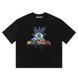 House Of Errors T-Shirt Eye of Truth Washed and Old 3D Printed Eye Short Sleeve