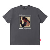 Men T Shirt Printed Street Style Short Sleeve T-shirt Men and Women Couple