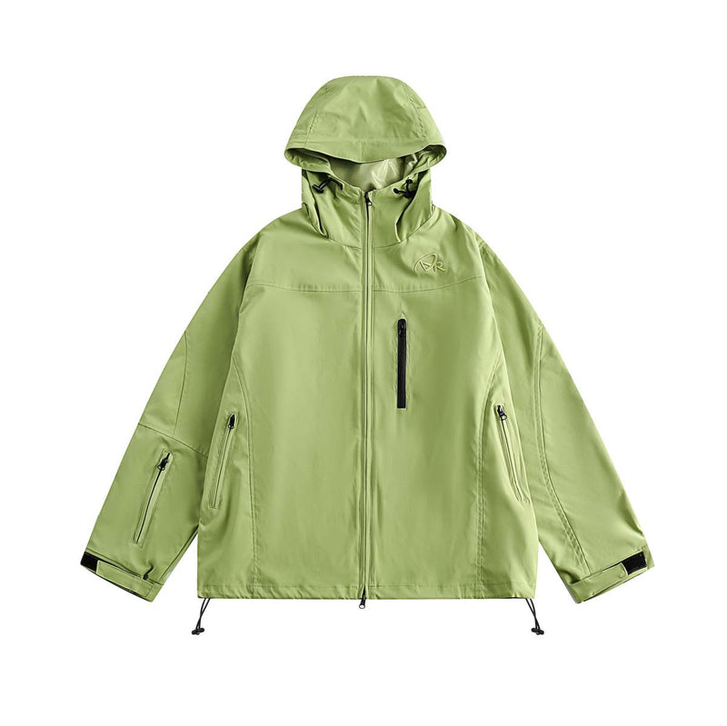 Unisex Jacket Autumn Washed Hooded Jacket Women