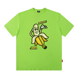 Men's T Shirt Printed Short-Sleeved T-shirt Men's and Women's American Retro Loose