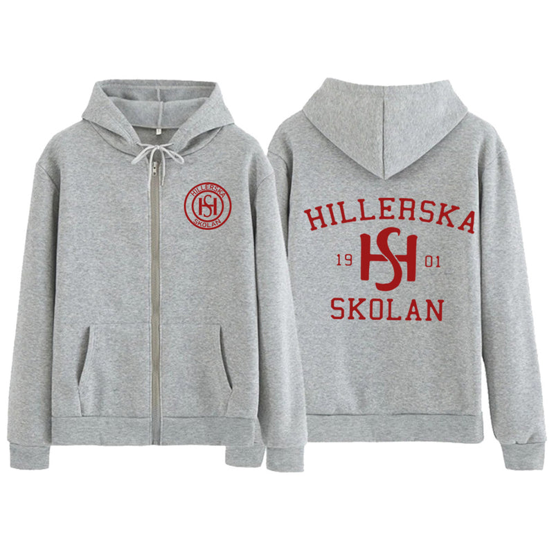 Young Royals Hillerska Skolan Hoodie Zipper Hooded