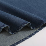 Men's Long Sleeve T Shirt Animal Cartoon Embroidered Denim Polo Shirt Men's Loose Long Sleeve Shirt