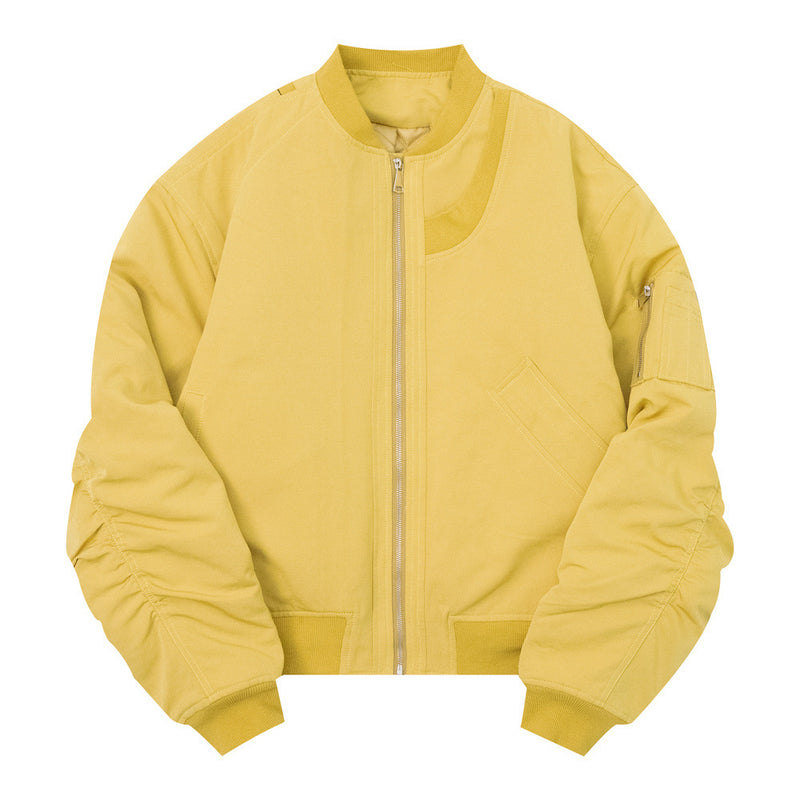 Men Cotton Padded Jacket Coat Winter Thicken Thermal Cotton Coat Jacket Men's Cotton-Padded Coat Baseball Uniform