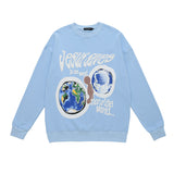 Men Long Sleeve Shirt Men and Women Hiphop Couple Hip Hop Retro Ins Top