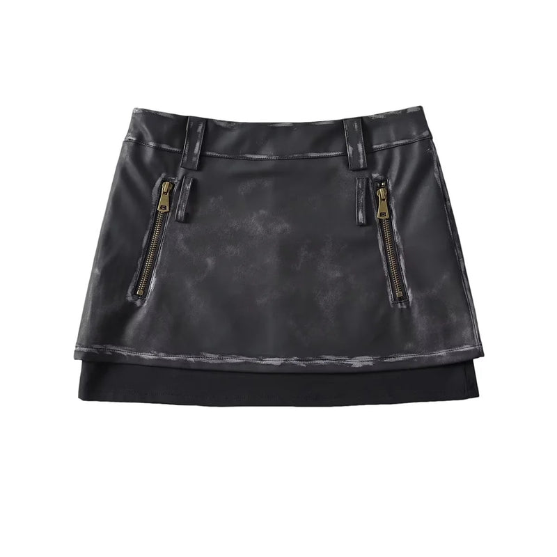 Women Skirt Women's Retro High Waist Slim-Fit Skirt