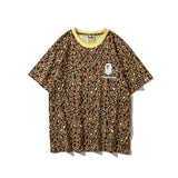 Bathing Ape T Shirt Spring/Summer Camouflage Leopard Print Short Sleeve T-shirt