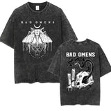 Bad Omens Band Music Tour Graphic T Shirts Concrete