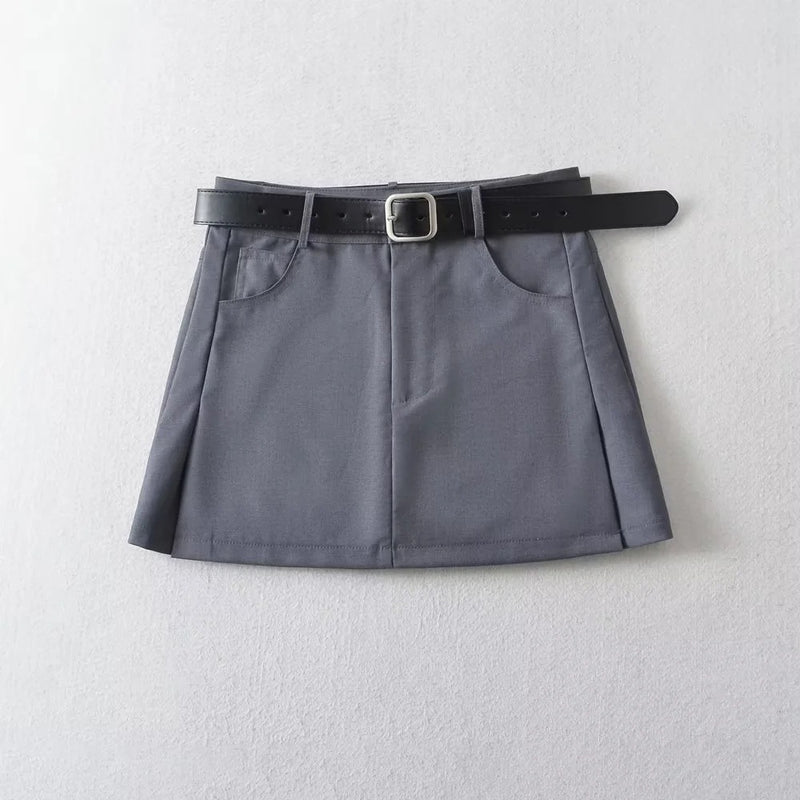 Women Skirt Spring Concise A- line Hip-Wrapped Skirt Suit Skirt