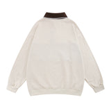 Men Hoodie Sweater Men's Loose Casual Long Sleeves Top Spring and Autumn