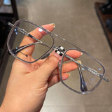 CHH Chrome Hearts Glasses Simple Retro Pure Titanium Ultra Light Myopia Glasses Frame