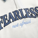 Men Fleece Lined Hoodie Multicolor Hoodie Men's Ins Loose Letter Embroidery Polo Top