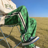 Men Sweatpants Fall Ins Wide-Leg Casual Pants Loose