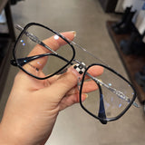 CHH Chrome Hearts Glasses Simple Retro Pure Titanium Ultra Light Myopia Glasses Frame