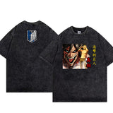 Anime T-shirt Attack on Titan Men's T-shirt  Cotton