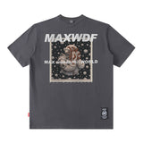 Men T Shirt Fashion Brand Men's Short-Sleeved T-shirt All-Match Loose