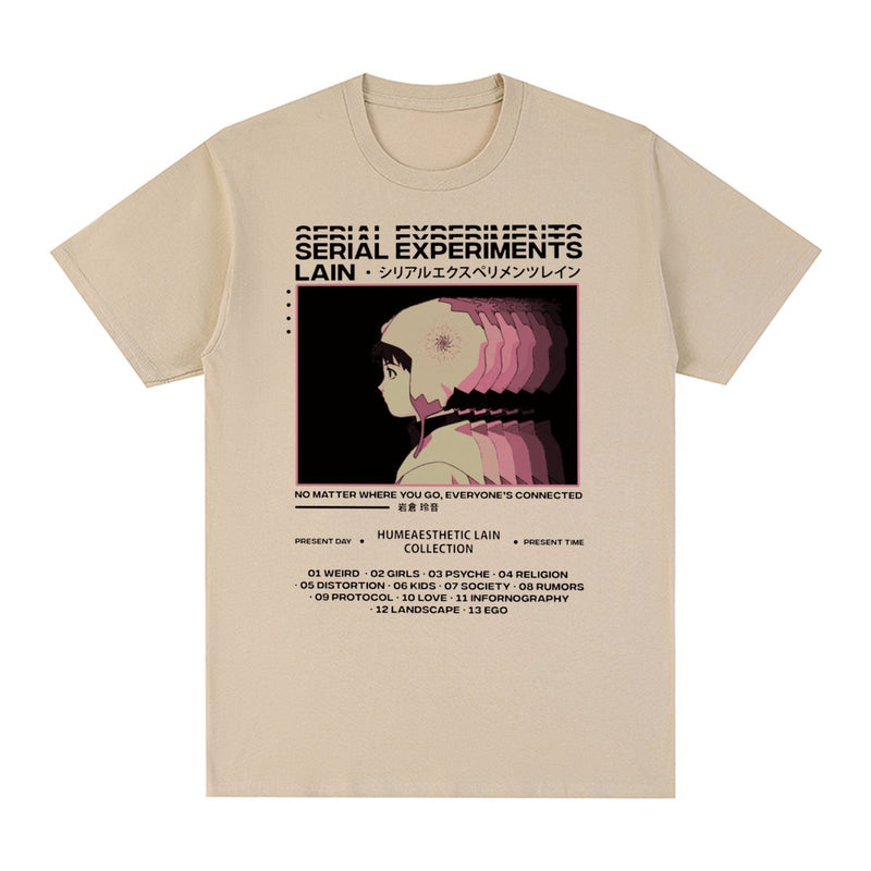 Serial Experiments Lain Vintage T-shirt Anime