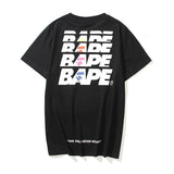 Bathing Ape T Shirt Summer Letter Print Short-Sleeve T-shirt