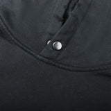 Men Hoodie Washed and Worn Hooded Sweater Men's Loose Plant Flower Print