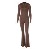 Women Jumpsuit Women's Winter Fashion Zipper Sports Jumpsuit