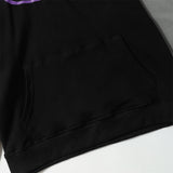 Men Hoodie Airbrush Outline Printed Hoodie