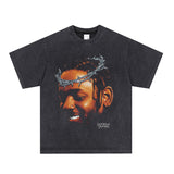 Kendrick Lamar T Shirts Cotton Hip Hop Rap Loose Short Sleeves