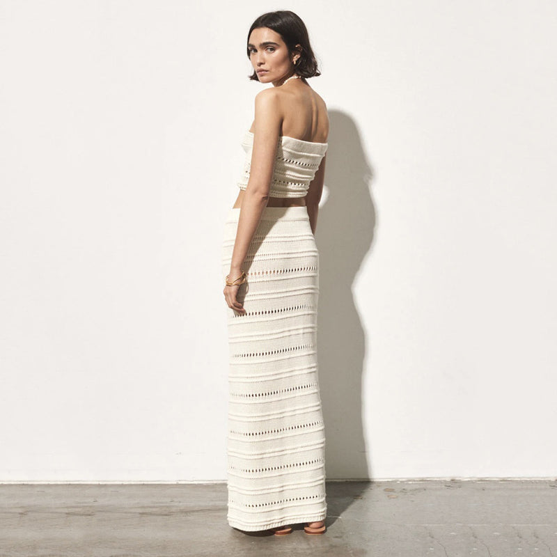 Women Desses Vest Knitted Skirt Suit Women