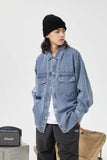 Unisex Jacket Autumn New Washed Denim Shirt Women's Clothing