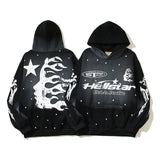HS Hoodie Retro Distressed Loose Fleece