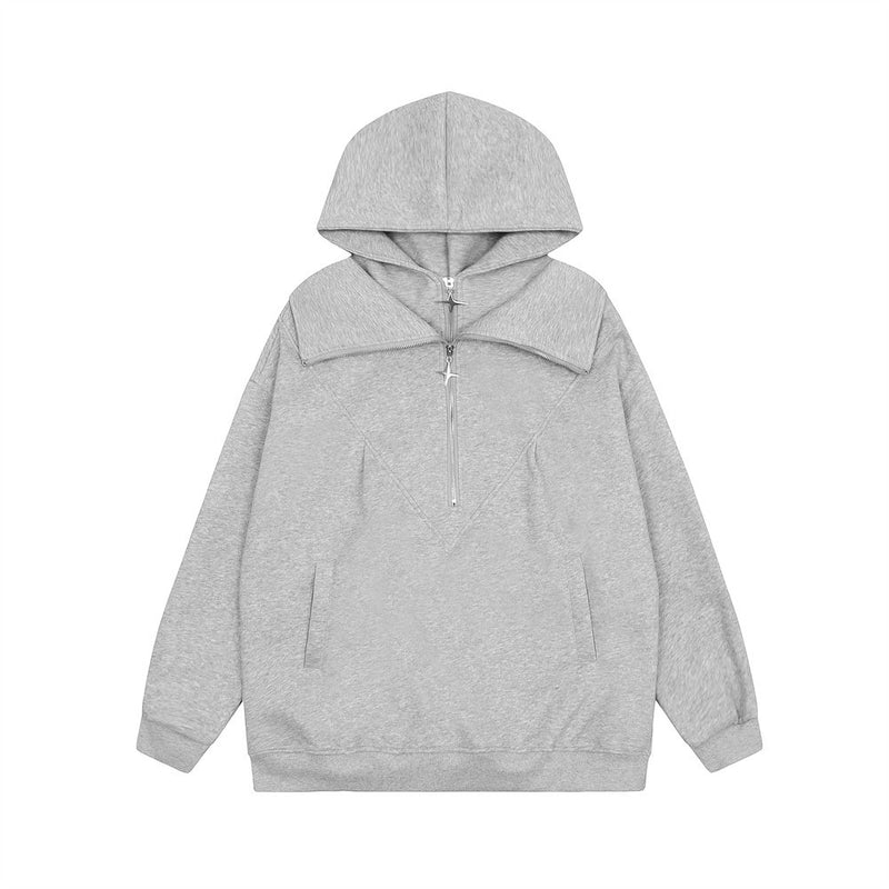 Men Hoodie Sweater Men's Loose Solid Color Casual Sports Hoodie Spring and Autumn