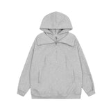 Men Hoodie Sweater Men's Loose Solid Color Casual Sports Hoodie Spring and Autumn