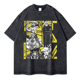 2024Roronoa Zoro T-shirts Vintage Washed Anime One Piece