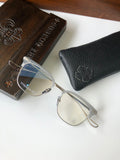 CHH Chrome Hearts Glasses Ultra Light Glasses Frame Retro Square Simple Glasses Frame