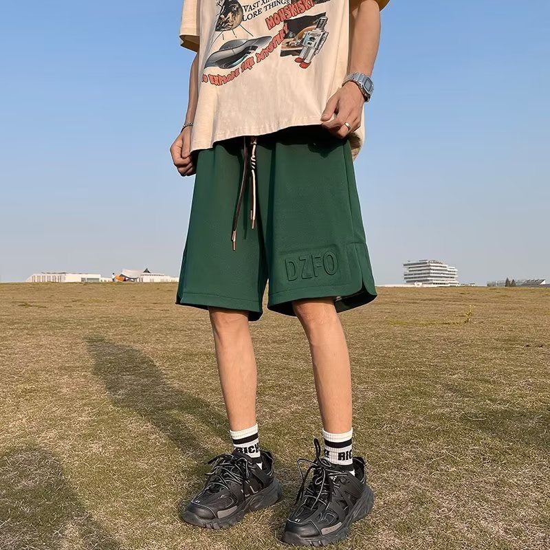 Men Sweatpants Shorts Men's Summer Loose Sports Basketball Pants