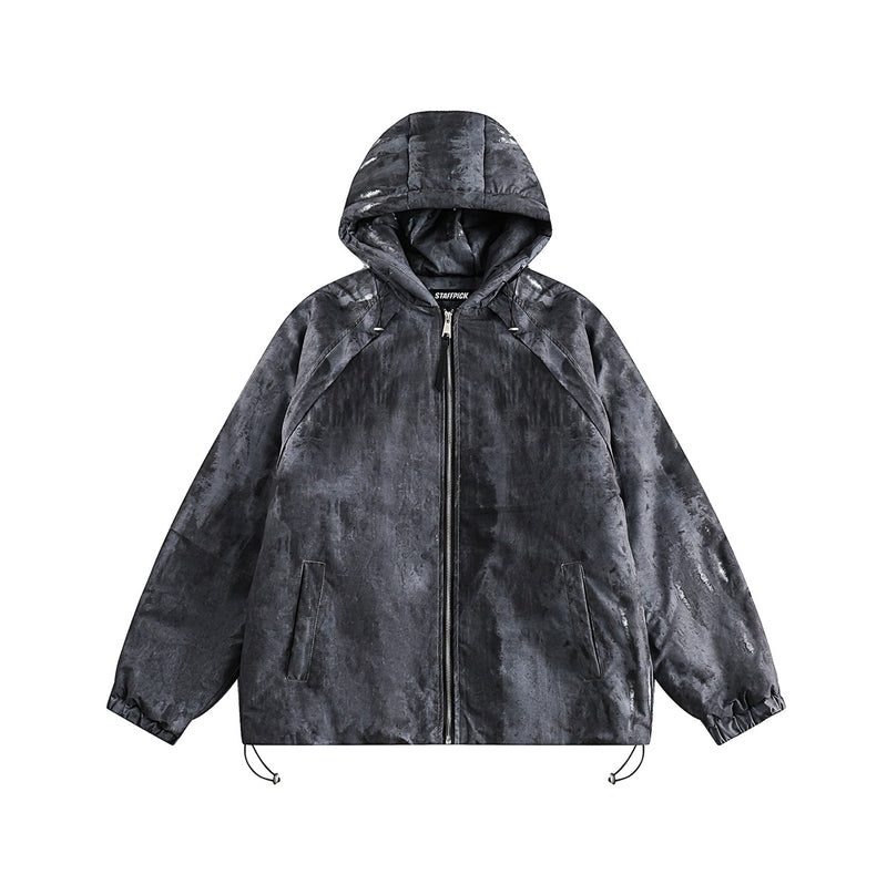 Unisex Jacket Winter Mountain Hooded Cotton Jacket for Women