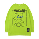 Men Long Sleeve Shirt Autumn and Winter round Neck Long Sleeve T-shirt Men and Women Ins Loose