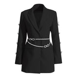 Frankie Shop Hourglass Blazer Autumn Dress Butterfly