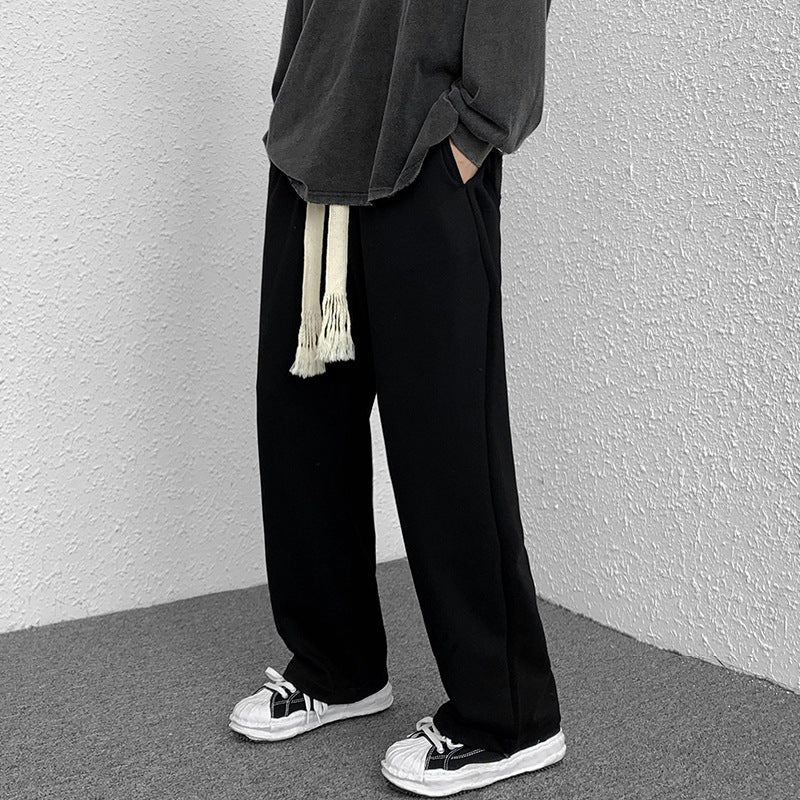 Men Sweatpants Autumn Sweatpants Men's Loose Straight Sports Casual