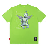 Men T Shirt Men's Short-Sleeved T-shirt Astronaut Astronaut Loose Short Sleeve