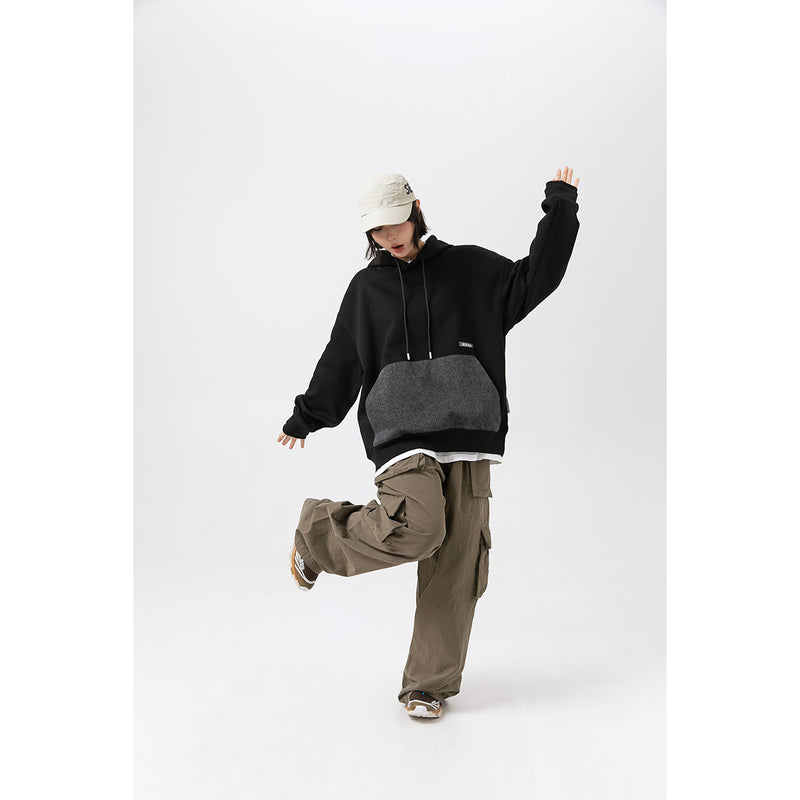 Unisex Hoodie Simple Loose Hooded Sweater Male and Female Trendy Brand