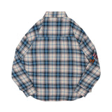 Men's Long Sleeved T Shirt Plaid Shirt Men's Spring and Summer Long Sleeves Shirt Trendy Loose